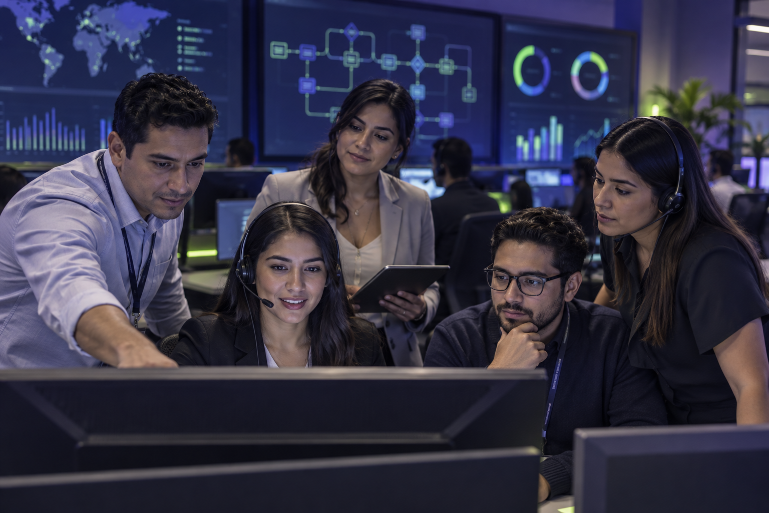 Equipo especializado de operaciones y soporte